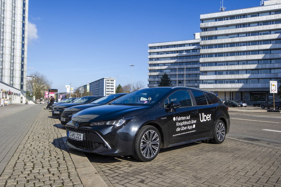 Der Fahrdienst Uber ist seit vergangenem Herbst in Chemnitz unterwegs.