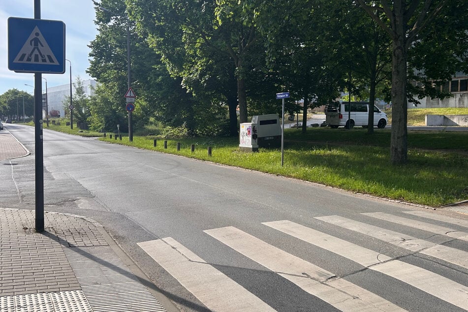 Nach dem Zebrastreifen hat es sich der Superblitzer auf eine Wiese bequem gemacht.
