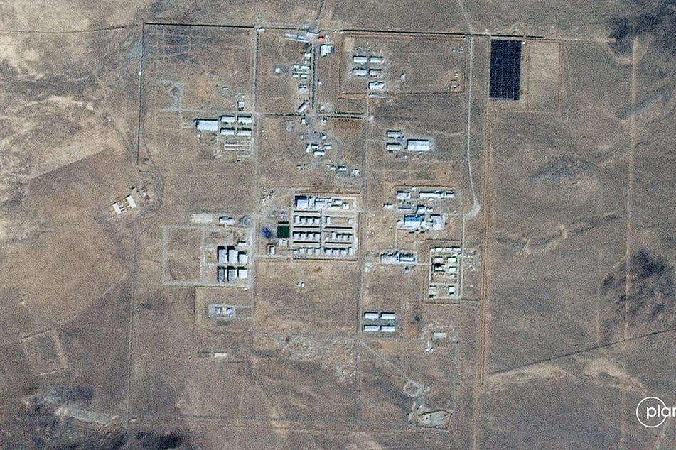 This handout satellite image taken by 2026 Planet Labs PBC shows missile production facilities near Bidganeh in south-central Iran on February 27, 2026.