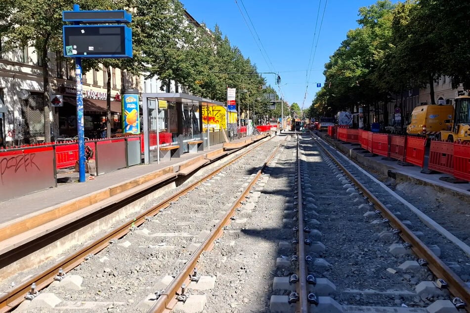 Die Gleise wie unter anderem hier an der Kurt-Eisner-Straße wurden erneuert. (Archivfoto)