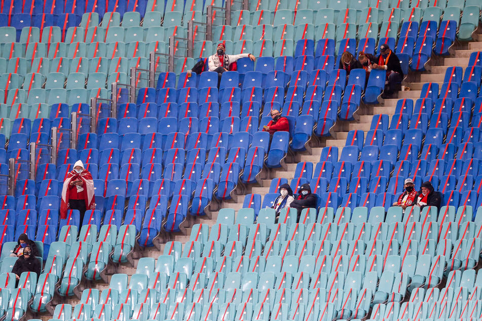 Auch am Samstagnachmittag werden wieder nur sehr wenig Fans in der Red Bull Arena sein können.