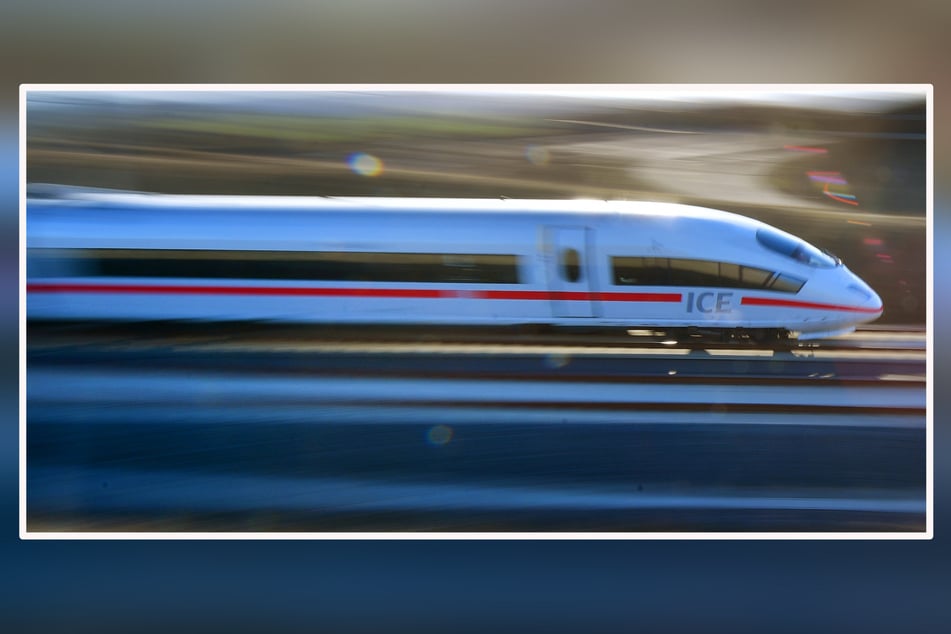 Wie die Bundespolizei in Erfurt mitteilte, wurde der Schnellzug auf der Strecke von München nach Hamburg beim nächsten Halt auf Schäden untersucht. (Symbolbild)