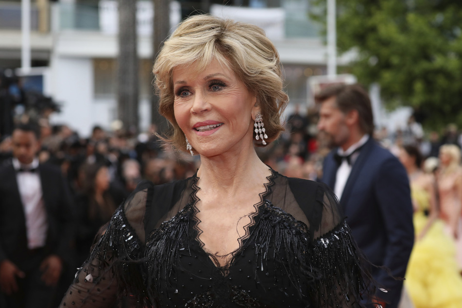 Jane Fonda im Mai 2018 während der Premiere des Films "Sink or Swim", der im Rahmen des 71. Filmfestivals in Cannes gezeigt wurde.