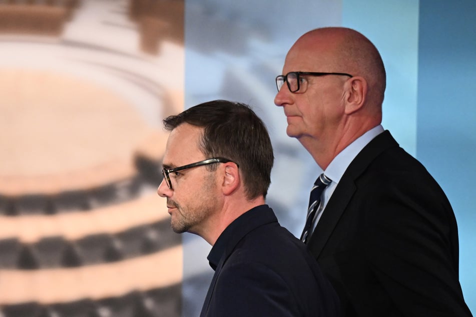 Ministerpräsident und SPD-Landeschef Dietmar Woidke (64, r.) und CDU-Landesvorsitzender Jan Redmann (46) verhandeln aktuell über eine neue Koalition in Brandenburg.