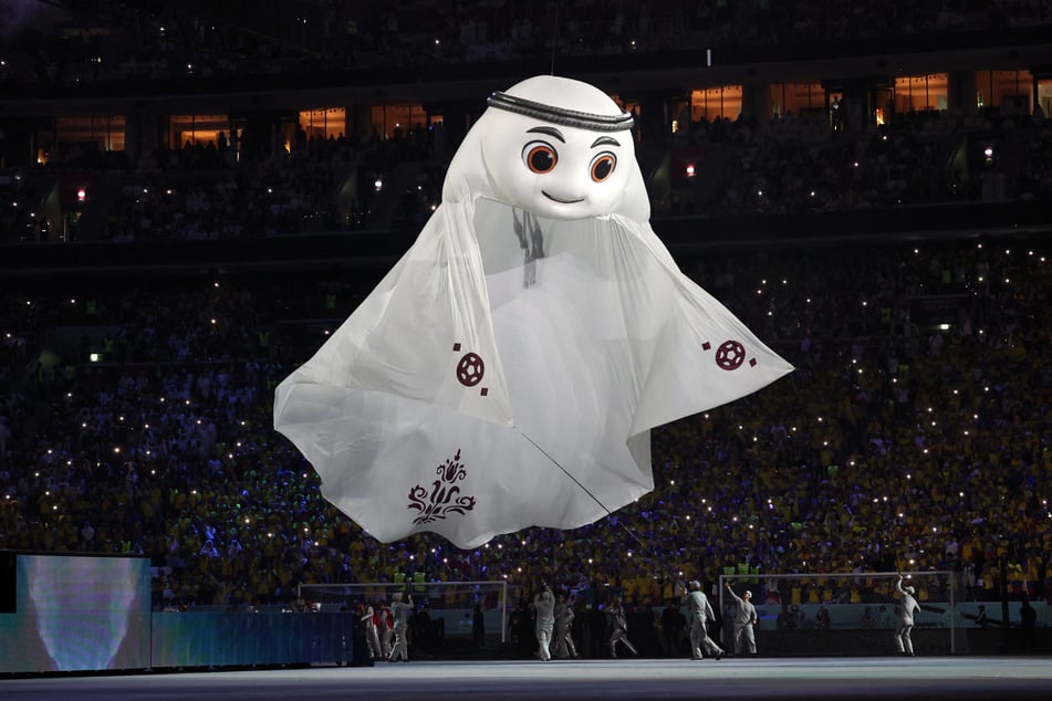 La'eeb, das Maskottchen der Wüsten-WM, ist ein merkwürdiges Gespenst.
