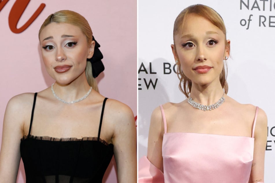 Ariana Grande (r.) lookalike Paige Niemann (l.) is stirring trouble online after showing up at a movie premiere looking strikingly similar to the eternal sunshine artist!