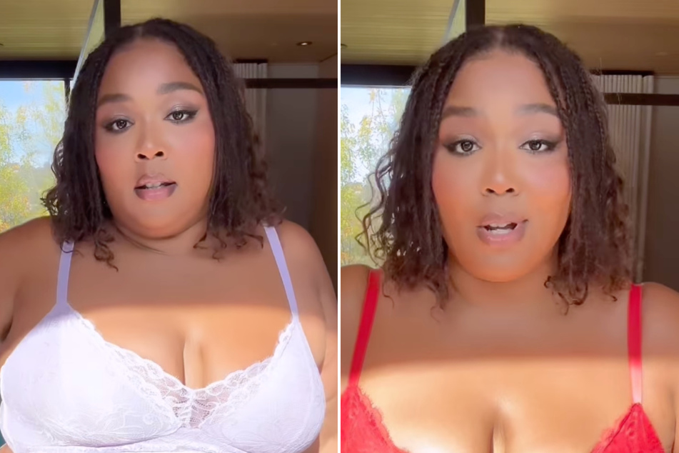 Lizzo models new lacy shapewear but Instagram is here for something else