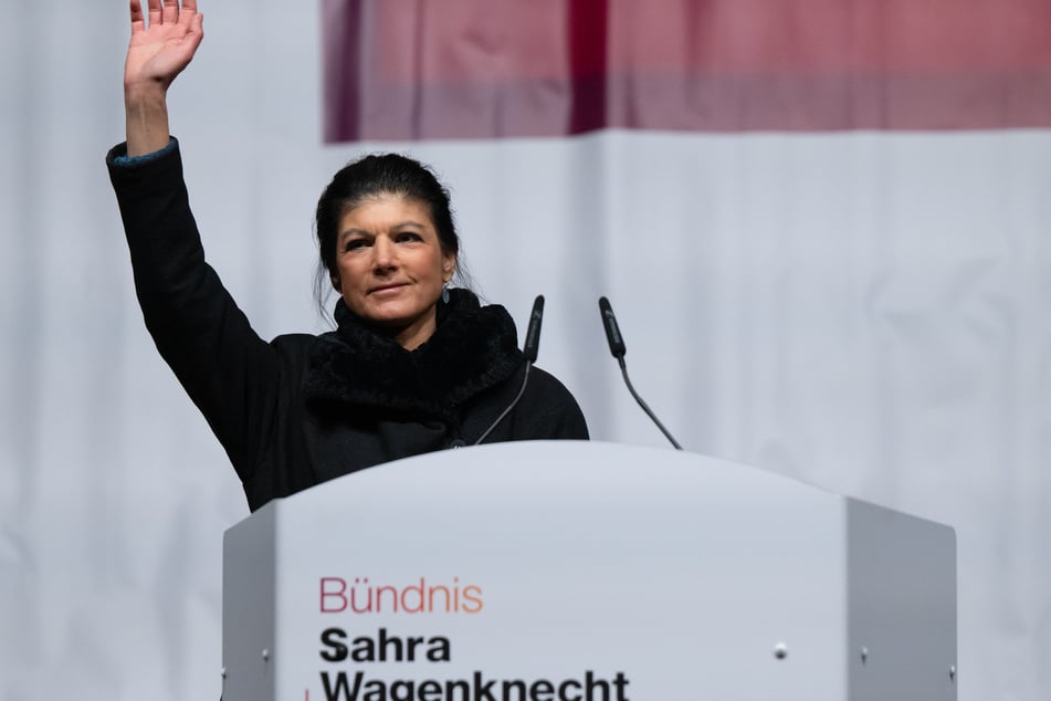 Sahra Wagenknecht (55), Kanzlerkandidatin und Bundesvorsitzende des Bündnis. (Archivbild)