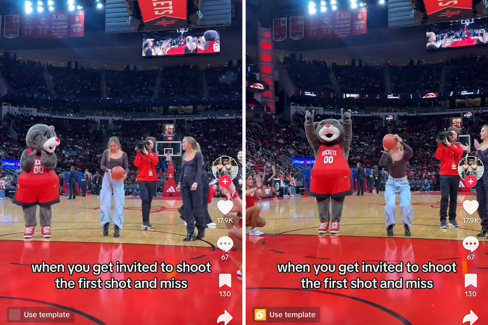 Haley Cavinder suffers embarrassing blunder at Rockets game