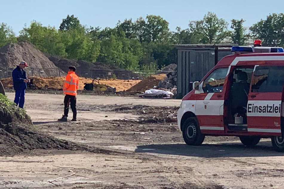 Erneut wurde auf der Baustelle eine Fliegerbombe entdeckt.
