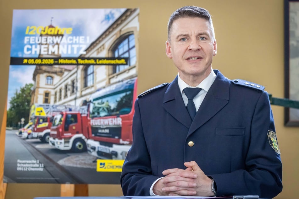 Feuerwehrchef René Kraus (52).