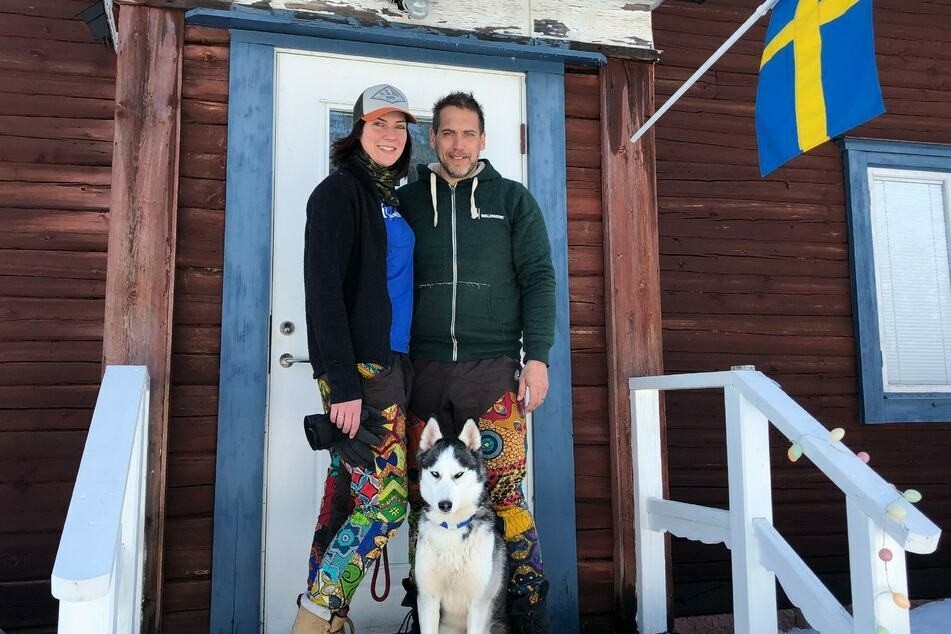 Julia Siefert-Winter (29) wanderte 2018 mit Sven Hildebrandt (50) nach Schwedisch Lappland aus.
