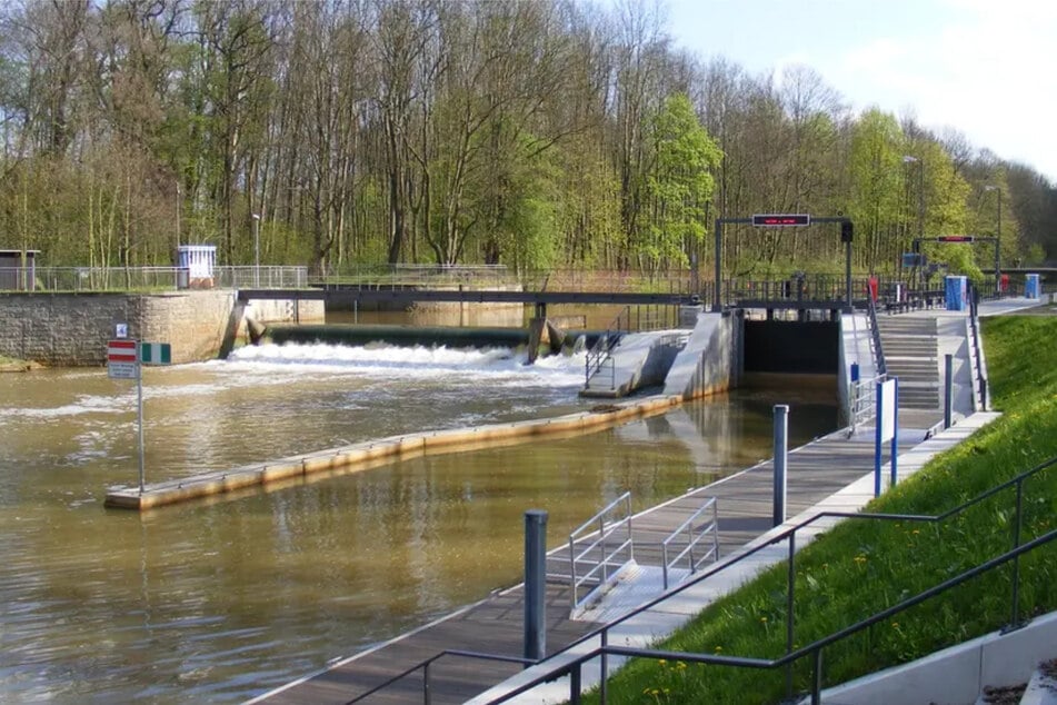 Die Schleuse Connewitz hat am Montag den Betrieb eingestellt. (Archivfoto)