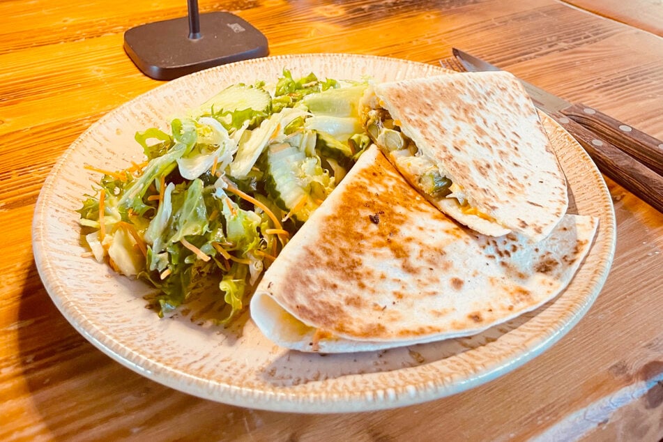Quesadilla zum Mittagsangebot