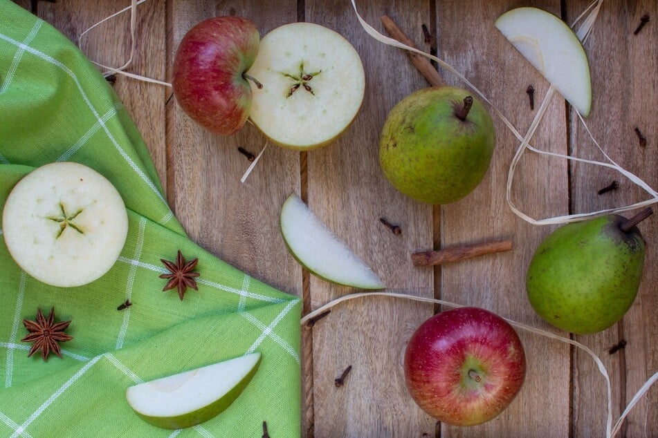 Wird Früchtebrot mit frischen Äpfeln und Birnen gebacken, ist es richtig saftig.