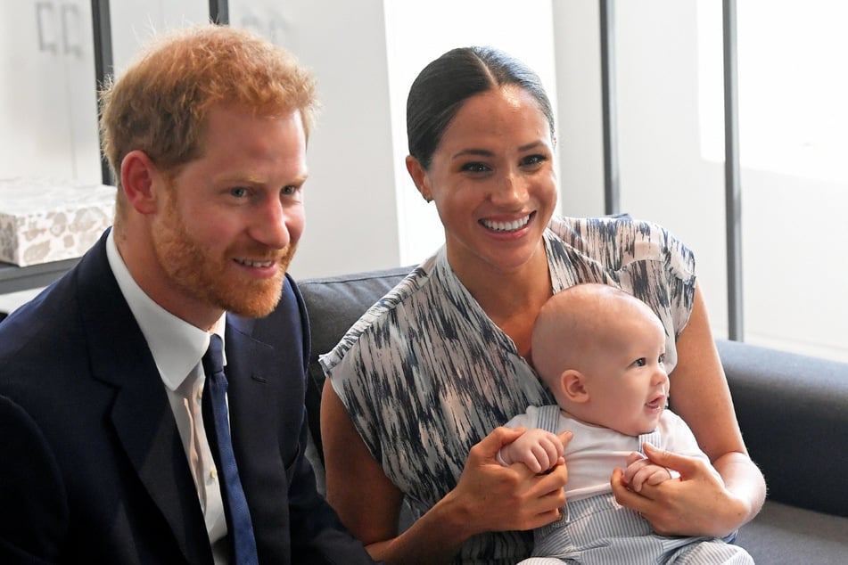 Prinz Harry und seine Frau Meghan zusammen mit Söhnchen Archie.