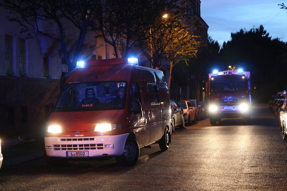 Leipzig: ABC-Einsatz im Leipziger Osten: Feuerwehr und Polizei rückten aus