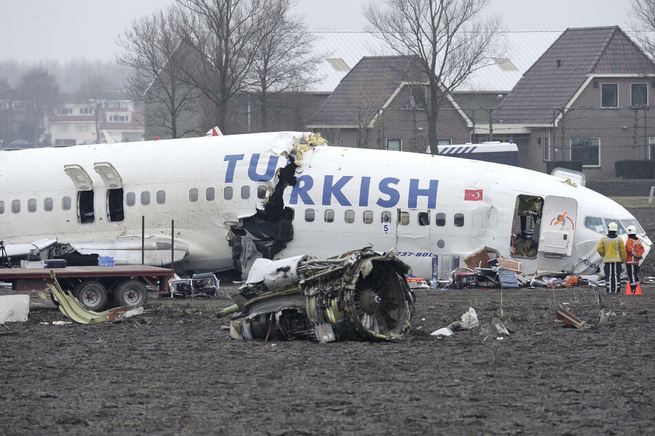 Bilder des "Turkish Airlines"-Crash im Februar 2009 in Amsterdam wurden einigen Passagieren ungefragt zugeschickt. Bei diesem Unglück starben neun Menschen.