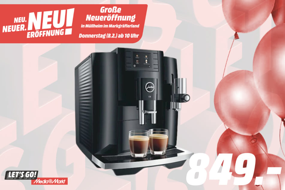 Jura-Kaffeevollautomat für 849 Euro.