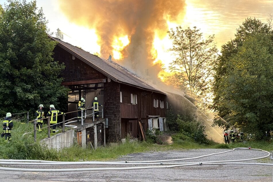 Die Feuerwehr gab eine Warnmeldung im Allgäu heraus.