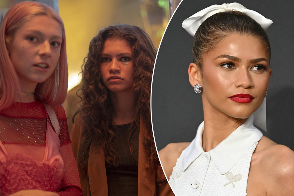 Zendaya (r.) is expected to return for Euphoria season 3, but the TV show's plans continue to appear in disarray as production continues to be delayed.