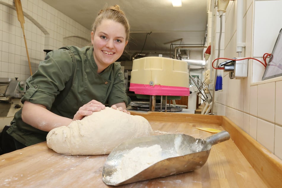 Josephine Jachmann (21) hat unternehmerischen Mut bewiesen und übernahm die "Bäckerei Schnabel" samt Backstube.