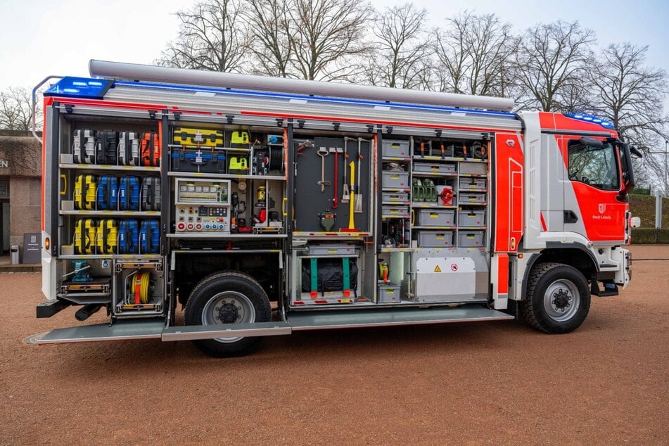 Der neue Rüstwagen-Gefahrgut ist ausgestattet mit allerlei Technik für verschiedene Situationen.