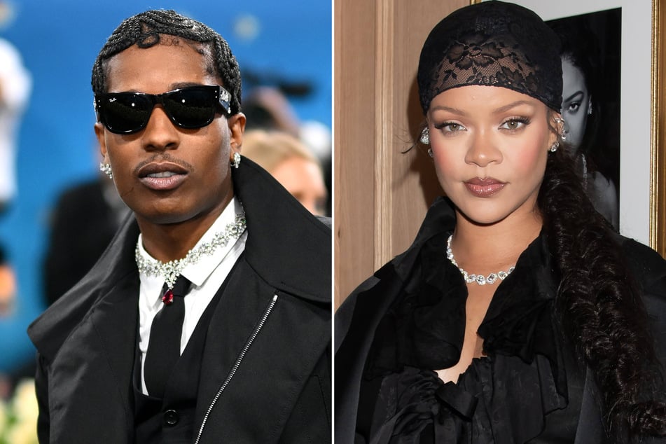 Rihanna (r.) may be teaming up with her boo, A$AP Rocky, for a new movie after announcing their third baby together!