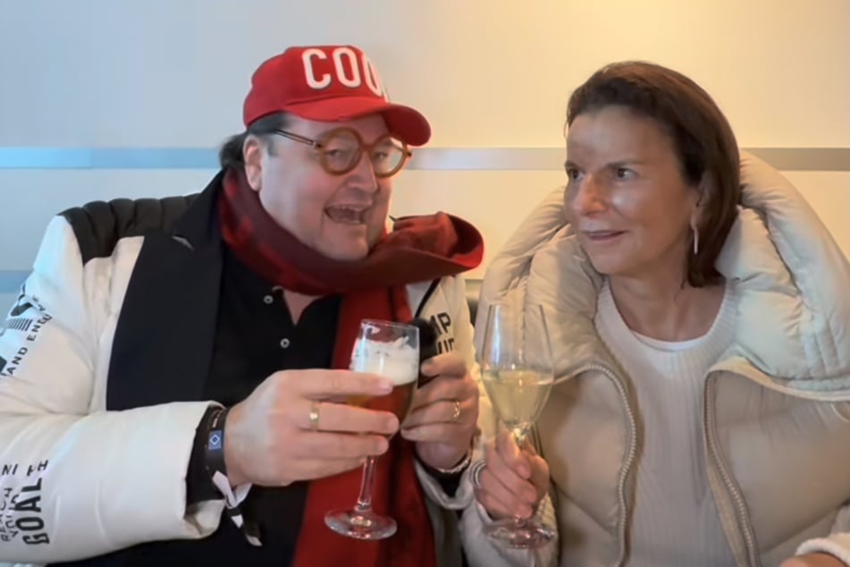 Andreas Ellermann (60) und Claudia Obert (64) bezeichneten sich nach der Partie als "gutes Team".