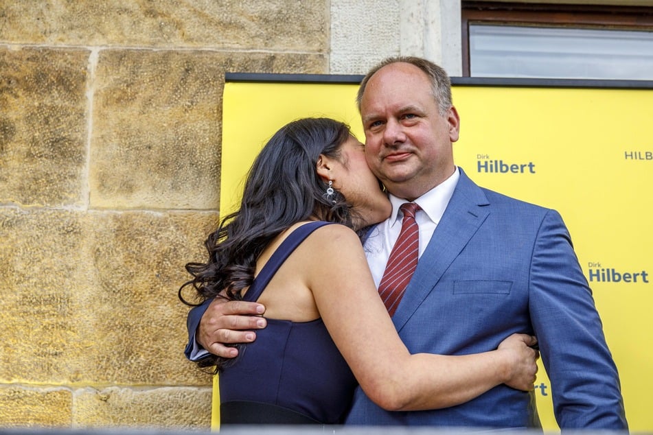 Bei Hilberts Wiederwahl im Juli 2022 wirkte das Ehepaar noch so glücklich. Nun droht die Trennung schmutzig zu werden.