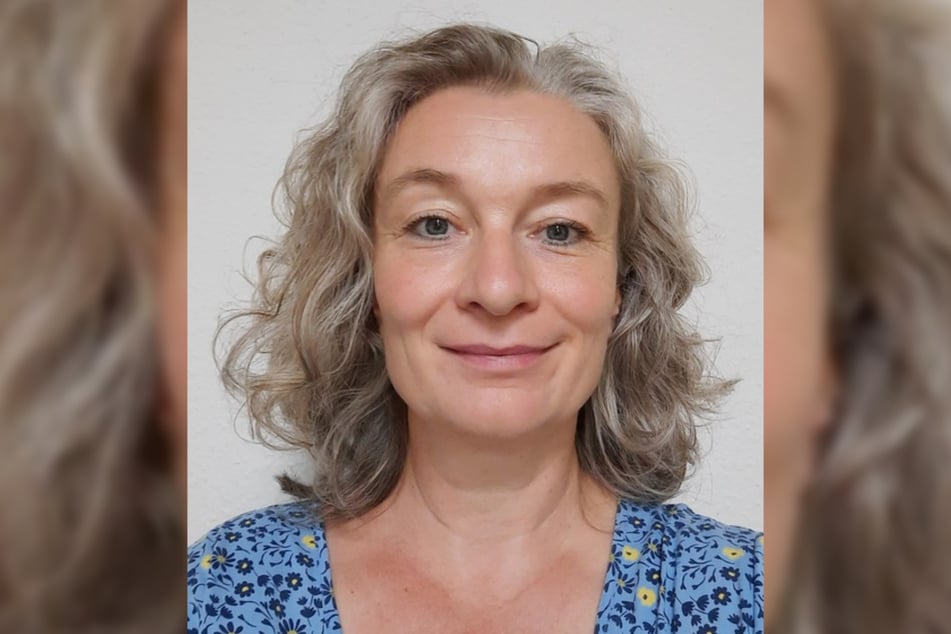 Susanne Russig (50) vom "Territorialverband Sächsische Schweiz der Gartenfreunde" hat vorgesorgt und gießt mit Regenwasser.
