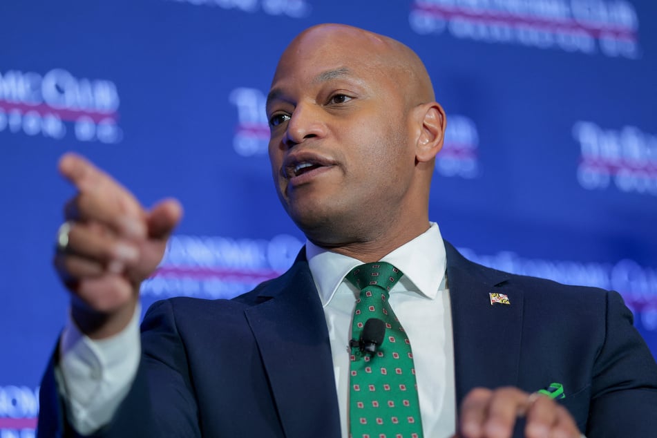 Maryland Governor Wes Moore has accused Donald Trump of "lying to the public" about the sewage pipe.