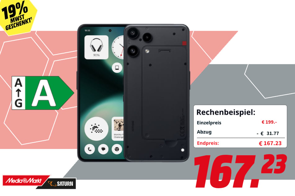 Nothing Phone (3a) Lite (128 GB) für 167,23 Euro.