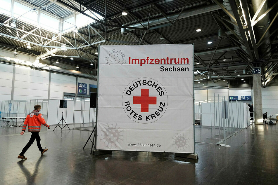 In der Messe Leipzig befindet sich eines von 13 sächsischen Impfzentren.