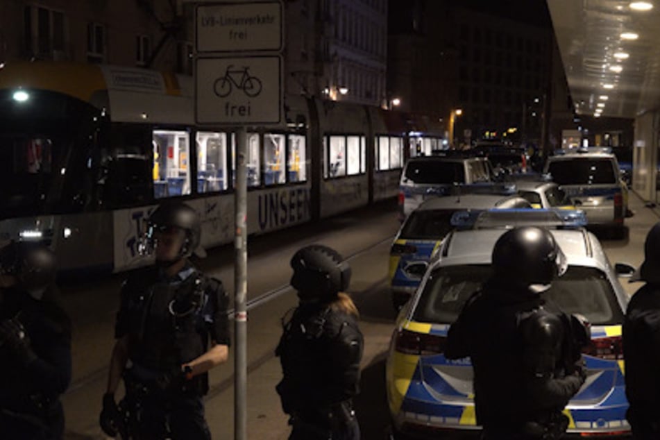 Rund 120 Beamten waren am Montag im Einsatz.