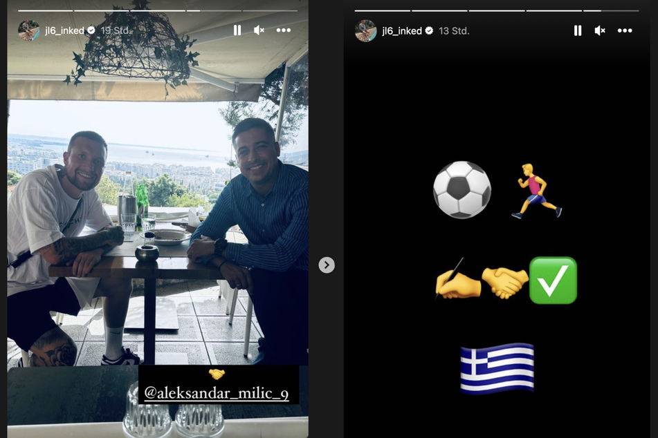 Am Donnerstag verkündete Jan Löhmannsröben (32, links im linken Bild) in seiner Instagram-Story den Deal.