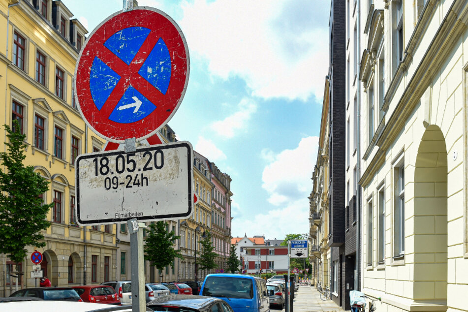 Ein Tag Filmkulisse: Heute sind Dreharbeiten in der Dresdner Neustadt angesetzt.