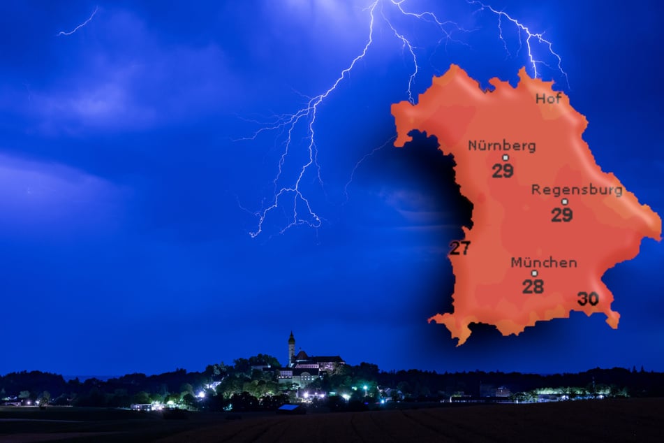 Jetzt kracht es: Schwere Gewitter in Bayern erwartet