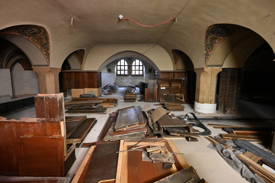 Die Bauarbeiten im Ratskeller wurden nie abgeschlossen. (Archivfoto)