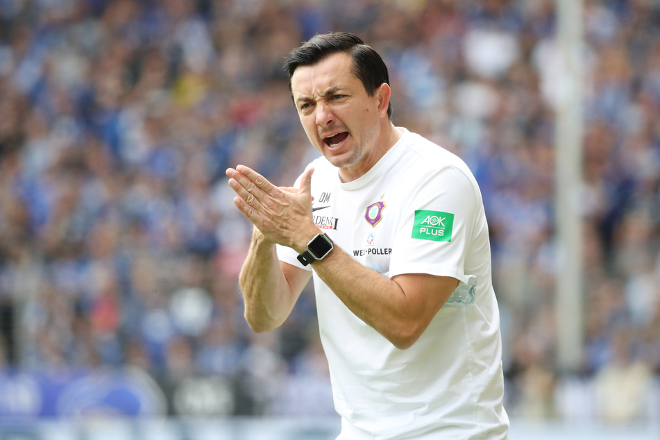 Daniel Meyer führte Aue 2018/19 sicher zum Klassenerhalt.