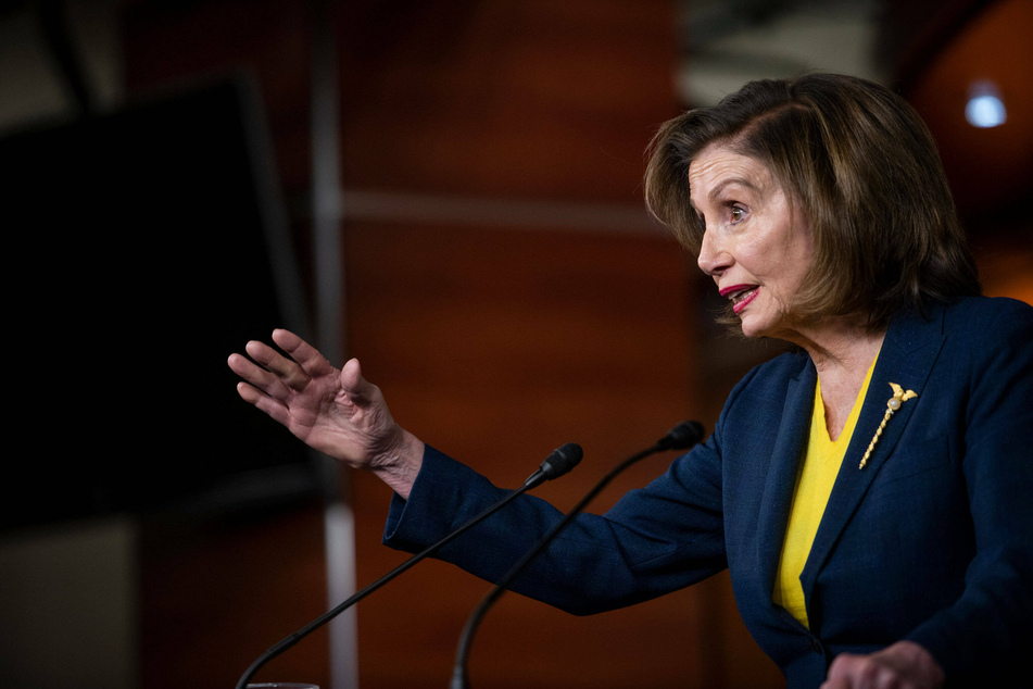 Nancy Pelosi defended Congressional members' stock-trading on Wednesday by saying the US is "a free-market economy."
