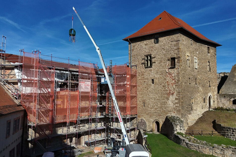 Das barocke Gebäude wird saniert. 2027 sollen die Bauarbeiten abgeschlossen sein.