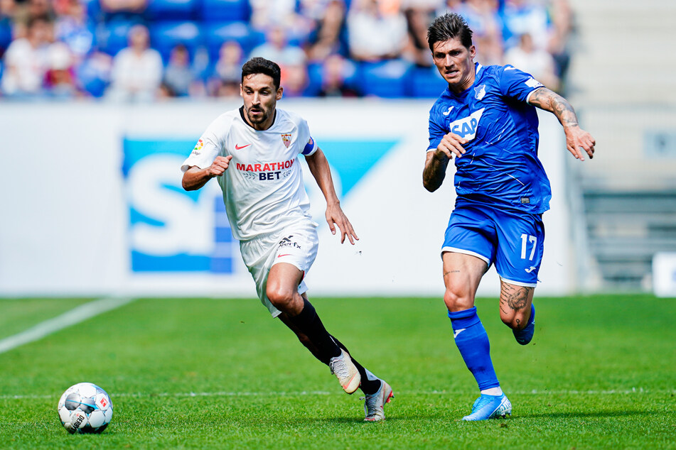 Steven Zuber (28, r.) kommt von der TSG Hoffenheim nach Frankfurt.