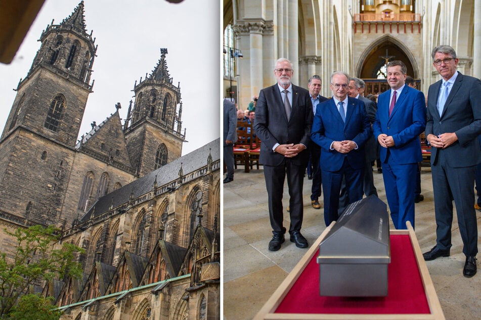 Kaiser Otto der Große im Magdeburger Dom wieder beigesetzt