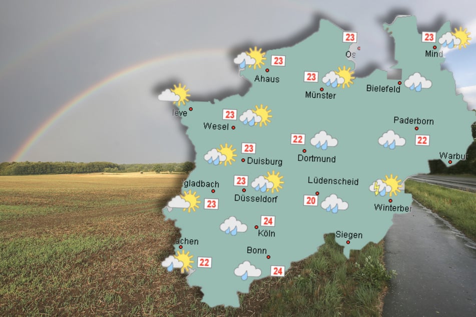 Grauer Start ins Wochenende: Regen und Gewitter ziehen über Nordrhein-Westfalen