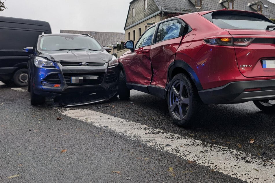 An dem Crash auf der S203/S201 waren drei Fahrzeuge beteiligt.