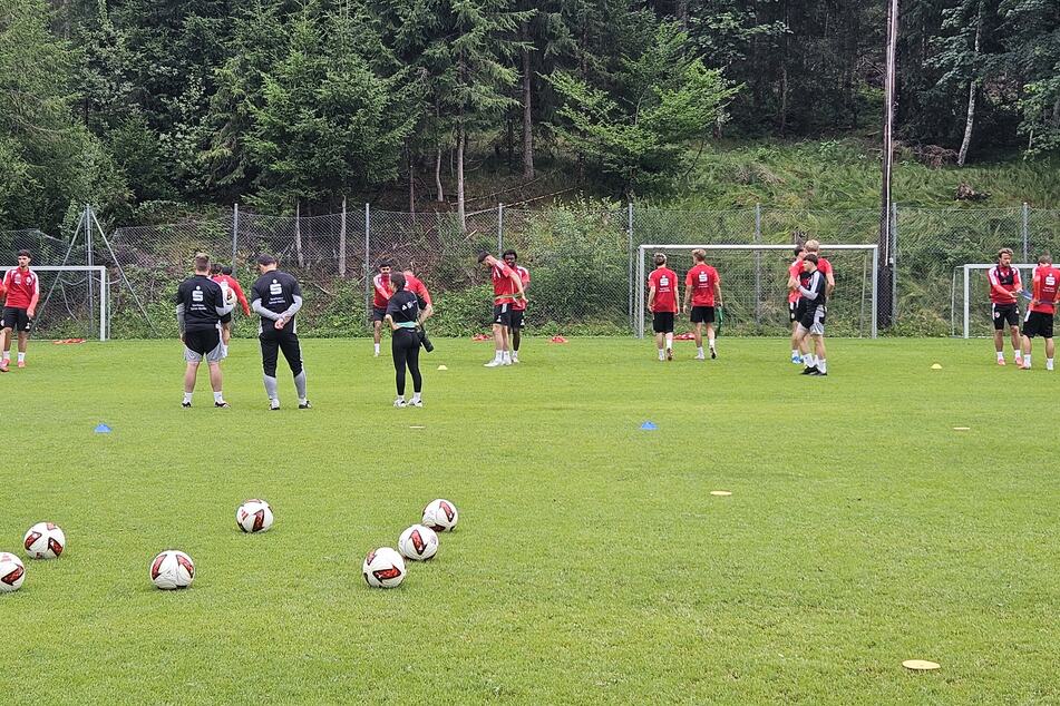Beim Freitagstraining am Vormittag mischte Yusuf Wardak wieder voll mit.