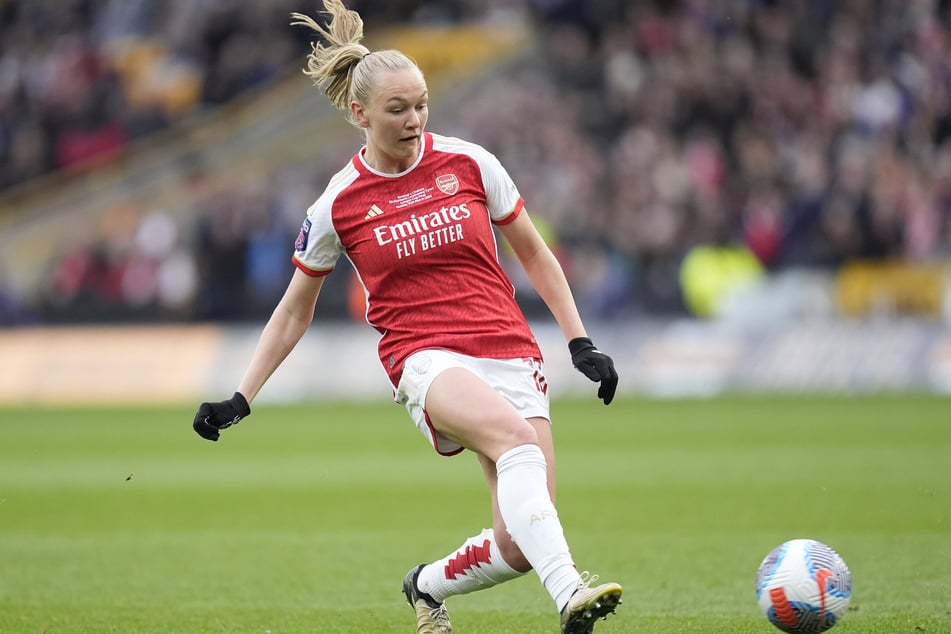 Überzeugt sie bei der Frauen-Fußball-EM 2025? Frida Maanum vom Arsenal Women FC.
