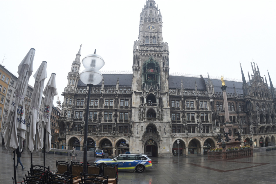 Das Rathaus in München.
