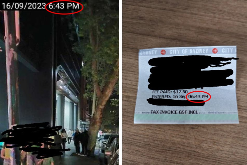Aha, um 18.43 Uhr wurde der Strafzettel ausgestellt, exakt zur selben Zeit hatte der Reddit-User sein Ticket gekauft.